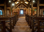 17th century reconstructed Henricus Church Henricus Church