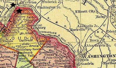 Map of Loudoun County