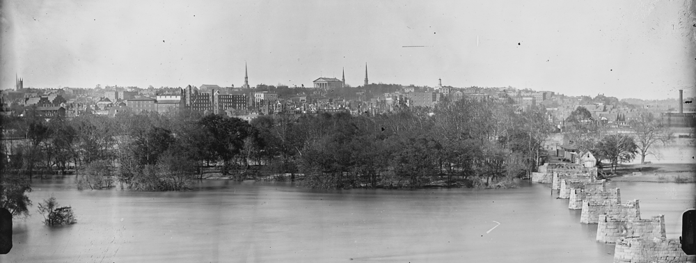 Richmond Skyline during the Evacuation of 1865 Richmond Skyline