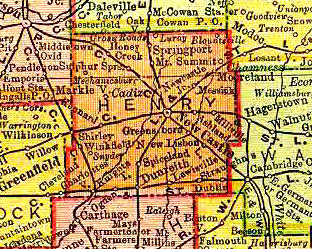 1895 Henry County Map