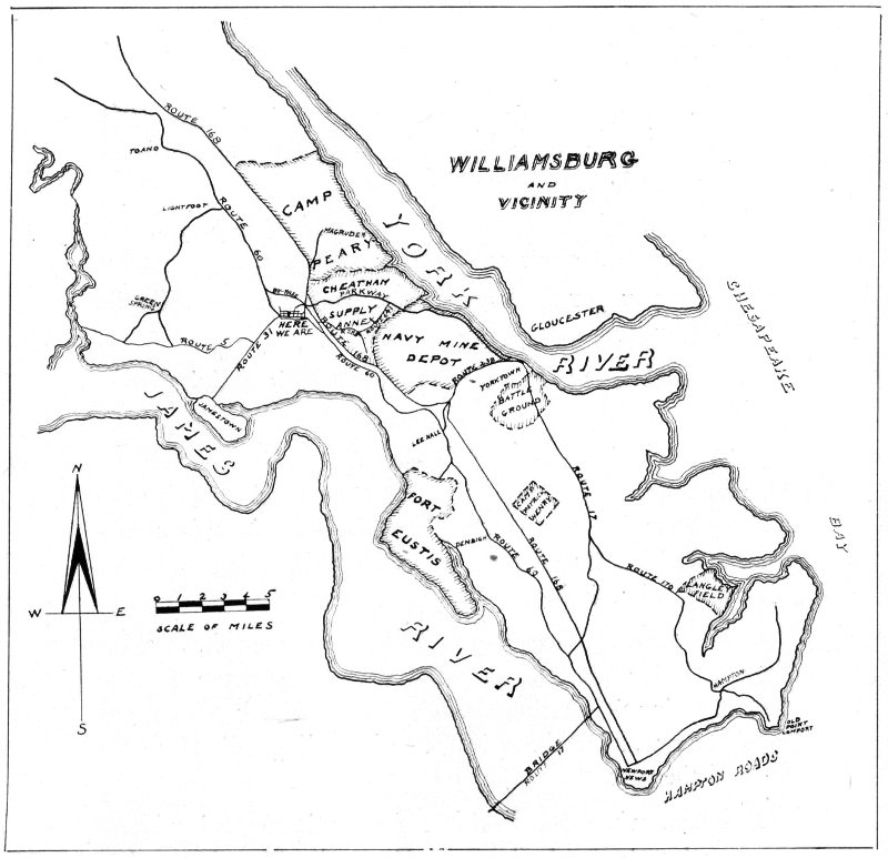 Old Williamsburg Map